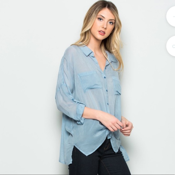 Maven West Tops - Maven West Cargo Pocket Shirt